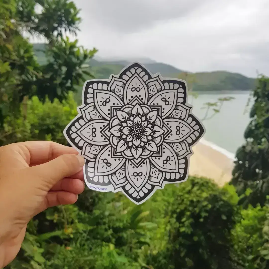 Diseño de Mandala para colorear