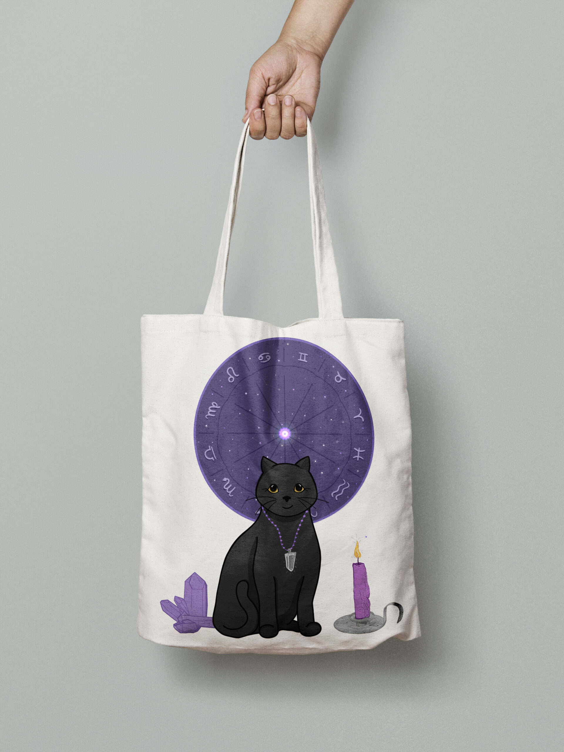 ilustracion por encargo para empresa, estampada en totebag 