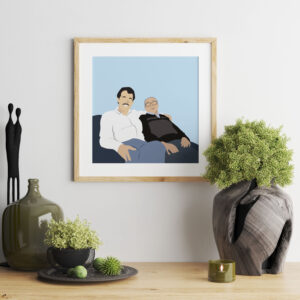 Ilustración personalizada, un regalo especial